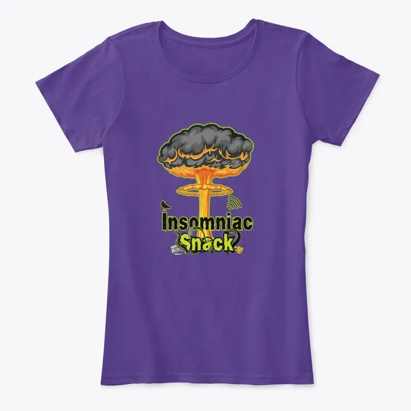 Mushroom Cloud Womens Tees And Tanks